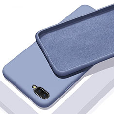 Silikon Hülle Handyhülle Ultra Dünn Schutzhülle 360 Grad Tasche C02 für Oppo RX17 Neo Violett