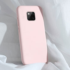 Silikon Hülle Handyhülle Ultra Dünn Schutzhülle 360 Grad Tasche C03 für Huawei Mate 20 Pro Rosa