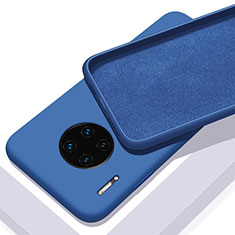Silikon Hülle Handyhülle Ultra Dünn Schutzhülle 360 Grad Tasche C03 für Huawei Mate 30E Pro 5G Blau