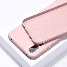 Silikon Hülle Handyhülle Ultra Dünn Schutzhülle 360 Grad Tasche C03 für Huawei P20 Pro Rosa