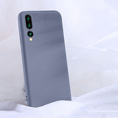 Silikon Hülle Handyhülle Ultra Dünn Schutzhülle 360 Grad Tasche C04 für Huawei P20 Pro Blau