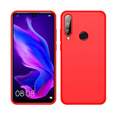 Silikon Hülle Handyhülle Ultra Dünn Schutzhülle 360 Grad Tasche C04 für Huawei P30 Lite New Edition Rot