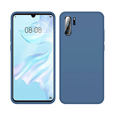 Silikon Hülle Handyhülle Ultra Dünn Schutzhülle 360 Grad Tasche C04 für Huawei P30 Pro Blau