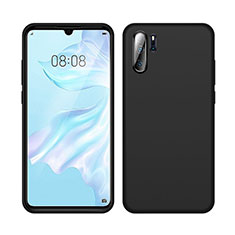 Silikon Hülle Handyhülle Ultra Dünn Schutzhülle 360 Grad Tasche C04 für Huawei P30 Pro New Edition Schwarz