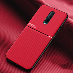 Silikon Hülle Handyhülle Ultra Dünn Schutzhülle 360 Grad Tasche C04 für Oppo R17 Pro Rot