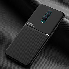 Silikon Hülle Handyhülle Ultra Dünn Schutzhülle 360 Grad Tasche C04 für Oppo RX17 Pro Schwarz