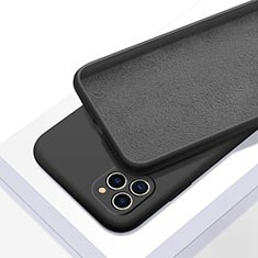 Silikon Hülle Handyhülle Ultra Dünn Schutzhülle 360 Grad Tasche C05 für Apple iPhone 11 Pro Schwarz