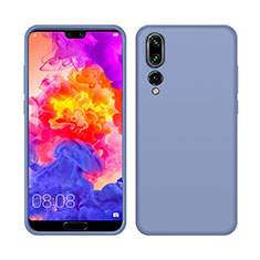 Silikon Hülle Handyhülle Ultra Dünn Schutzhülle 360 Grad Tasche C05 für Huawei P20 Pro Grau