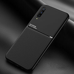 Silikon Hülle Handyhülle Ultra Dünn Schutzhülle 360 Grad Tasche C05 für Samsung Galaxy A70 Schwarz
