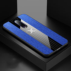 Silikon Hülle Handyhülle Ultra Dünn Schutzhülle 360 Grad Tasche C06 für Oppo RX17 Pro Blau