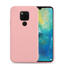 Silikon Hülle Handyhülle Ultra Dünn Schutzhülle 360 Grad Tasche C07 für Huawei Mate 20 Rosa