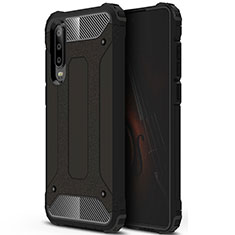 Silikon Hülle Handyhülle Ultra Dünn Schutzhülle 360 Grad Tasche C09 für Huawei P30 Schwarz