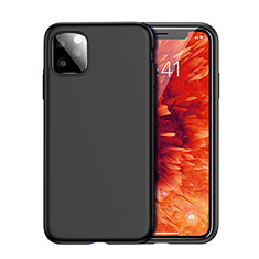 Silikon Hülle Handyhülle Ultra Dünn Schutzhülle 360 Grad Tasche für Apple iPhone 11 Pro Max Schwarz