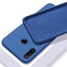 Silikon Hülle Handyhülle Ultra Dünn Schutzhülle 360 Grad Tasche für Huawei Honor 10i Blau