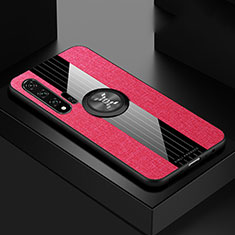 Silikon Hülle Handyhülle Ultra Dünn Schutzhülle 360 Grad Tasche für Huawei Nova 6 5G Rot