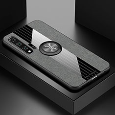 Silikon Hülle Handyhülle Ultra Dünn Schutzhülle 360 Grad Tasche für Huawei Nova 6 Grau