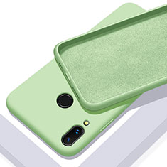 Silikon Hülle Handyhülle Ultra Dünn Schutzhülle 360 Grad Tasche für Huawei P Smart+ Plus Grün