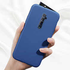 Silikon Hülle Handyhülle Ultra Dünn Schutzhülle 360 Grad Tasche für Oppo Reno 10X Zoom Blau