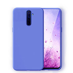 Silikon Hülle Handyhülle Ultra Dünn Schutzhülle 360 Grad Tasche für Oppo Reno Ace Blau