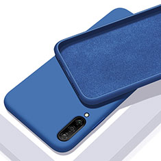 Silikon Hülle Handyhülle Ultra Dünn Schutzhülle 360 Grad Tasche für Samsung Galaxy A70 Blau