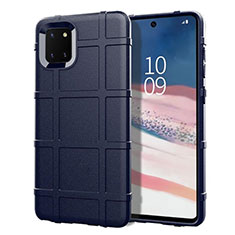 Silikon Hülle Handyhülle Ultra Dünn Schutzhülle 360 Grad Tasche für Samsung Galaxy M60s Blau