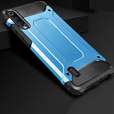 Silikon Hülle Handyhülle Ultra Dünn Schutzhülle 360 Grad Tasche für Xiaomi Mi A3 Blau