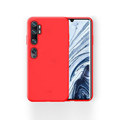 Silikon Hülle Handyhülle Ultra Dünn Schutzhülle 360 Grad Tasche für Xiaomi Mi Note 10 Pro Rot