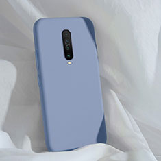 Silikon Hülle Handyhülle Ultra Dünn Schutzhülle 360 Grad Tasche für Xiaomi Redmi K30 4G Grau