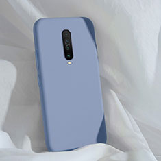 Silikon Hülle Handyhülle Ultra Dünn Schutzhülle 360 Grad Tasche für Xiaomi Redmi K30 5G Grau