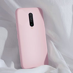 Silikon Hülle Handyhülle Ultra Dünn Schutzhülle 360 Grad Tasche für Xiaomi Redmi K30 5G Rosa