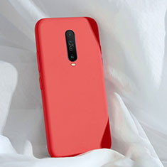Silikon Hülle Handyhülle Ultra Dünn Schutzhülle 360 Grad Tasche für Xiaomi Redmi K30 5G Rot