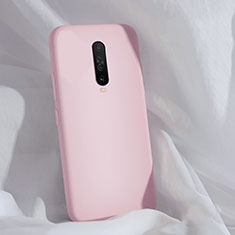 Silikon Hülle Handyhülle Ultra Dünn Schutzhülle 360 Grad Tasche für Xiaomi Redmi K30i 5G Rosa