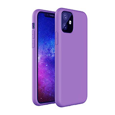 Silikon Hülle Handyhülle Ultra Dünn Schutzhülle 360 Grad Tasche S01 für Apple iPhone 11 Violett