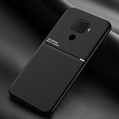 Silikon Hülle Handyhülle Ultra Dünn Schutzhülle 360 Grad Tasche S01 für Huawei Nova 5z Schwarz