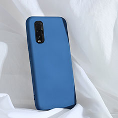 Silikon Hülle Handyhülle Ultra Dünn Schutzhülle 360 Grad Tasche S01 für Oppo Find X2 Blau