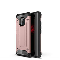 Silikon Hülle Handyhülle Ultra Dünn Schutzhülle 360 Grad Tasche S02 für Huawei Mate 20 Pro Rosegold