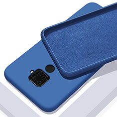 Silikon Hülle Handyhülle Ultra Dünn Schutzhülle 360 Grad Tasche S02 für Huawei Nova 5z Blau