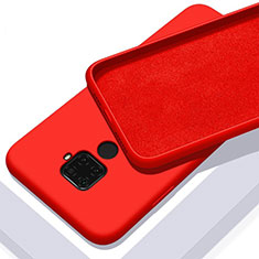 Silikon Hülle Handyhülle Ultra Dünn Schutzhülle 360 Grad Tasche S02 für Huawei Nova 5z Rot