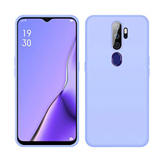 Silikon Hülle Handyhülle Ultra Dünn Schutzhülle 360 Grad Tasche S02 für Oppo A11 Violett