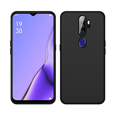 Silikon Hülle Handyhülle Ultra Dünn Schutzhülle 360 Grad Tasche S02 für Oppo A11X Schwarz