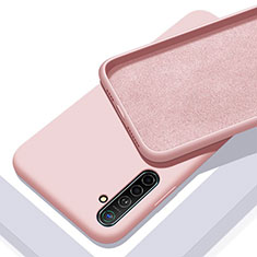 Silikon Hülle Handyhülle Ultra Dünn Schutzhülle 360 Grad Tasche S02 für Oppo K5 Rosa