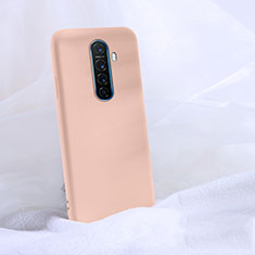 Silikon Hülle Handyhülle Ultra Dünn Schutzhülle 360 Grad Tasche S02 für Oppo Reno Ace Rosa