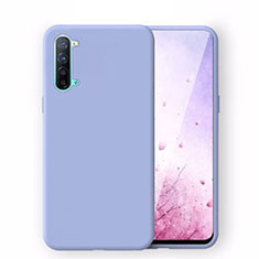 Silikon Hülle Handyhülle Ultra Dünn Schutzhülle 360 Grad Tasche S02 für Oppo Reno3 Hellblau