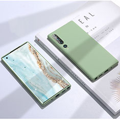 Silikon Hülle Handyhülle Ultra Dünn Schutzhülle 360 Grad Tasche S02 für Xiaomi Mi 10 Grün