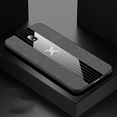 Silikon Hülle Handyhülle Ultra Dünn Schutzhülle 360 Grad Tasche S02 für Xiaomi Redmi 8A Grau