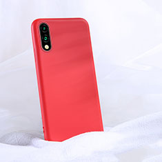 Silikon Hülle Handyhülle Ultra Dünn Schutzhülle 360 Grad Tasche S03 für Huawei Y9 Prime (2019) Rot