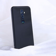 Silikon Hülle Handyhülle Ultra Dünn Schutzhülle 360 Grad Tasche S03 für Oppo Reno2 Schwarz