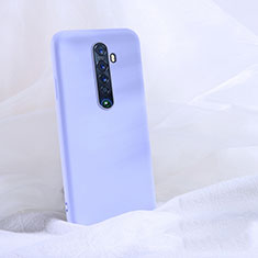 Silikon Hülle Handyhülle Ultra Dünn Schutzhülle 360 Grad Tasche S03 für Oppo Reno2 Violett