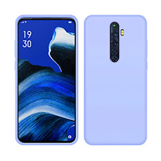 Silikon Hülle Handyhülle Ultra Dünn Schutzhülle 360 Grad Tasche S03 für Oppo Reno2 Z Violett