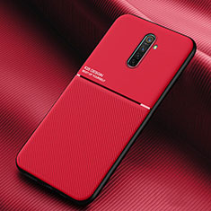 Silikon Hülle Handyhülle Ultra Dünn Schutzhülle 360 Grad Tasche S03 für Realme X2 Pro Rot